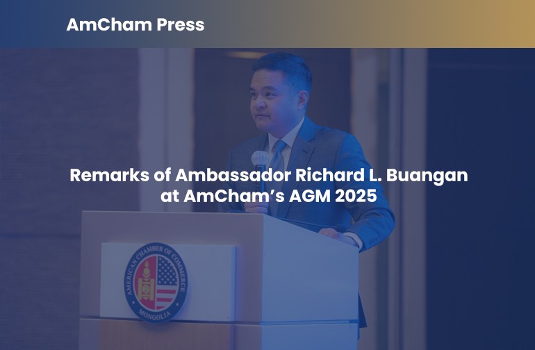 Remarks of Ambassador Richard L. Buangan at AmCham’s AGM 2025