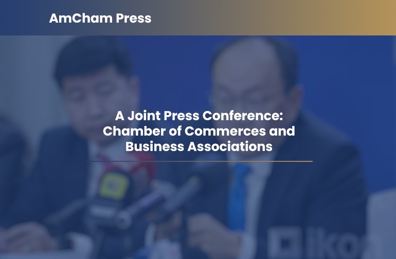 A Joint Press Conference: Chamber of Commerces and Business Associations